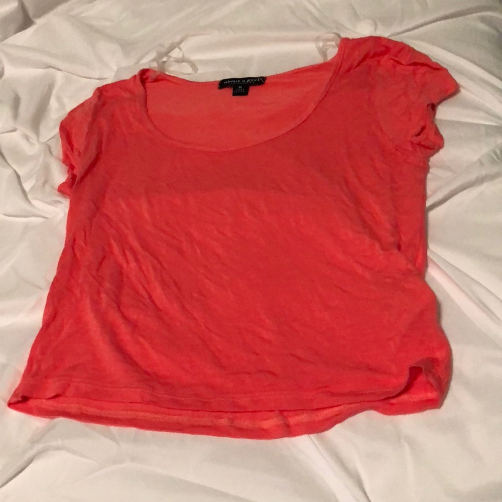 Pink/orange crop top